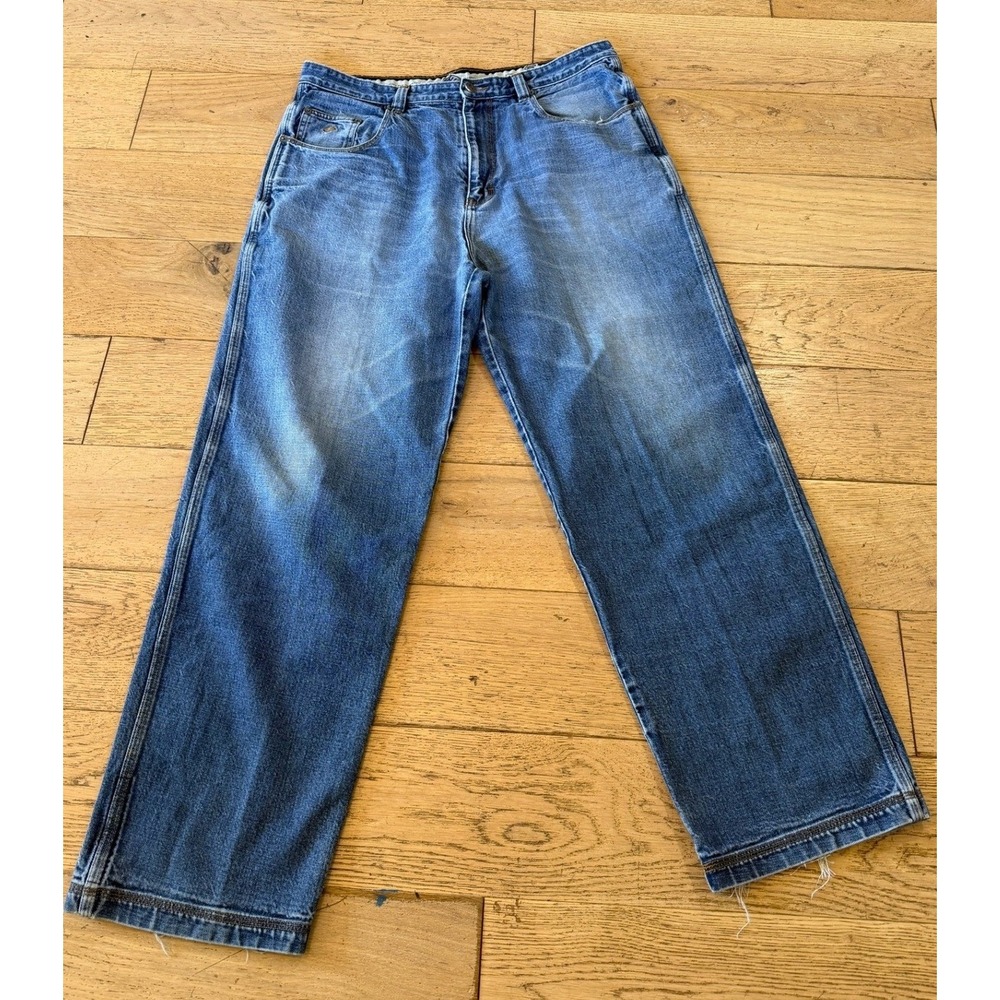 ENYCE Blue Straight Leg‎ Denim Jeans Size 38x31 (1264)